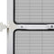 vidaXL - Hordeur - met - scharnieren - 100x215 - cm - wit