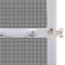 vidaXL - Hordeur - met - scharnieren - 100x215 - cm - wit