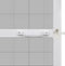 vidaXL - Hordeur - met - scharnieren - 100x215 - cm - wit