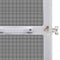 vidaXL - Hordeur - met - scharnieren - 100x215 - cm - wit