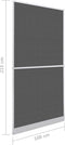 vidaXL - Hordeur - met - scharnieren - 100x215 - cm - wit
