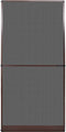 vidaXL - Hordeur - met - scharnieren - bruin - 120 - x - 240 - cm
