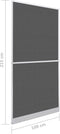 vidaXL - Hordeur - met - scharnieren - bruin - 120 - x - 240 - cm