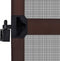 vidaXL - Hordeur - met - scharnieren - bruin - 120 - x - 240 - cm