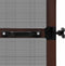 vidaXL - Hordeur - met - scharnieren - bruin - 120 - x - 240 - cm