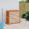vidaXL - Houtblokhouder - 108x52x106 - cm - massief - grenenhout - wasbruin