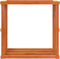 vidaXL - Houtblokhouder - 108x52x106 - cm - massief - grenenhout - wasbruin