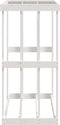 vidaXL - Houtblokhouder - 108x52x106 - cm - massief - grenenhout - wit