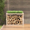 vidaXL - Houtblokhouder - 108x52x74 - cm - massief - grenenhout
