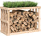 vidaXL - Houtblokhouder - 108x52x74 - cm - massief - grenenhout