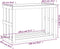 vidaXL - Houtblokhouder - 108x52x74 - cm - massief - grenenhout