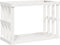 vidaXL - Houtblokhouder - 108x52x74 - cm - massief - grenenhout - wit