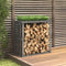 vidaXL - Houtblokhouder - 108x52x74 - cm - massief - grenenhout - wit