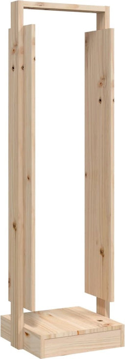 vidaXL - Houtblokhouder - 33,5x30x110 - cm - massief - grenenhout
