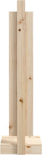 vidaXL - Houtblokhouder - 33,5x30x110 - cm - massief - grenenhout