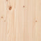 vidaXL - Houtblokhouder - 33,5x30x110 - cm - massief - grenenhout