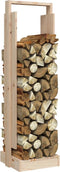 vidaXL - Houtblokhouder - 33,5x30x110 - cm - massief - grenenhout