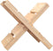 vidaXL - Houtblokhouder - 47x39,5x48 - cm - massief - grenenhout