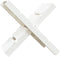 vidaXL - Houtblokhouder - 47x39,5x48 - cm - massief - grenenhout - wit