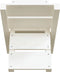 vidaXL - Houtblokhouder - 47x39,5x48 - cm - massief - grenenhout - wit