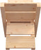 vidaXL - Houtblokhouder - 47x39,5x48 - cm - massief - grenenhout - wit
