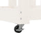 vidaXL - Houtblokhouder - met - wielen - 40x49x110 - cm - massief - grenenhout - wit