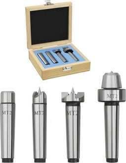 vidaXL - Houtdraaibankcenters - 4 - st - MT2 - staal