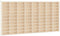 vidaXL - Houten - verzamelvitrine - met - 80 - vakken - 80x4,5x40,5 - cm