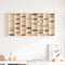 vidaXL - Houten - verzamelvitrine - met - 80 - vakken - 80x4,5x40,5 - cm
