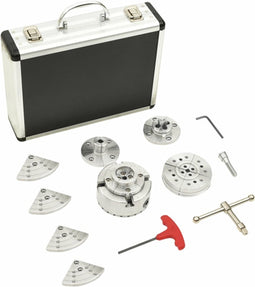 vidaXL Houtklauwplatenset voor 3.75 inch zelfcentrerend staal