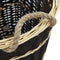 vidaXL - Houtmand - met - draagriemen - 44,5x37x50 - cm - natuurlijk - wilgenhout