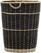 vidaXL - Houtmand - met - draagriemen - 44,5x37x50 - cm - natuurlijk - wilgenhout