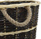vidaXL - Houtmand - met - draagriemen - 44,5x37x50 - cm - natuurlijk - wilgenhout