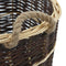 vidaXL - Houtmand - met - draagriemen - 44,5x37x50 - cm - natuurlijk - wilgenhout