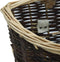 vidaXL - Houtmand - met - draagriemen - 44,5x37x50 - cm - natuurlijk - wilgenhout