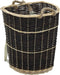 vidaXL - Houtmand - met - draagriemen - 57x51x69 - cm - natuurlijk - wilgenhout