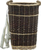 vidaXL - Houtmand - met - draagriemen - 57x51x69 - cm - natuurlijk - wilgenhout
