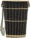 vidaXL - Houtmand - met - draagriemen - 57x51x69 - cm - natuurlijk - wilgenhout