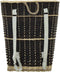 vidaXL - Houtmand - met - draagriemen - 57x51x69 - cm - natuurlijk - wilgenhout