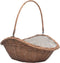 vidaXL - Houtmand - met - handvat - 60x44x55 - cm - natuurlijk - wilgenhout
