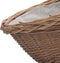 vidaXL - Houtmand - met - handvat - 60x44x55 - cm - natuurlijk - wilgenhout