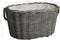 vidaXL - Houtmand - met - handvatten - 60x40x28 - cm - wilgenhout - grijs