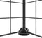 vidaXL - Huisdierenkooi - met - deur - 12 - panelen - 35x35 - cm - staal - zwart