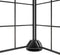 vidaXL - Huisdierenkooi - met - deur - 20 - panelen - 35x35 - cm - staal - zwart