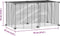 vidaXL - Huisdierenkooi - met - deur - 8 - panelen - 35x35 - cm - staal - zwart