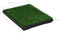 vidaXL - Huisdierentoilet - met - bak - en - kunstgras - 64x51x3 - cm - groen