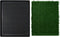 vidaXL - Huisdierentoilet - met - bak - en - kunstgras - 64x51x3 - cm - groen