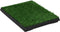 vidaXL - Huisdierentoilet - met - bak - en - kunstgras - 76x51x3 - cm - groen