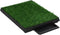vidaXL - Huisdierentoiletten - 2 - st - met - bak - en - kunstgras - 76x51x3 - cm - groen