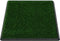 vidaXL - Huisdierentoiletten - 2 - st - met - bak - en - kunstgras - 76x51x3 - cm - groen